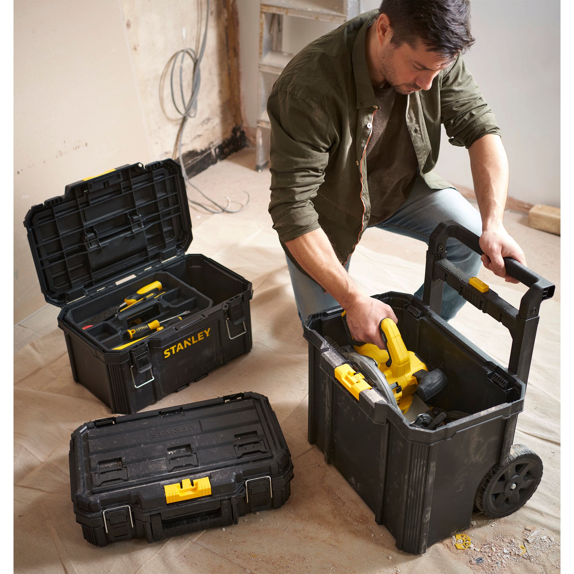 STANLEY® Modular Rolling Tool Box | STANLEY