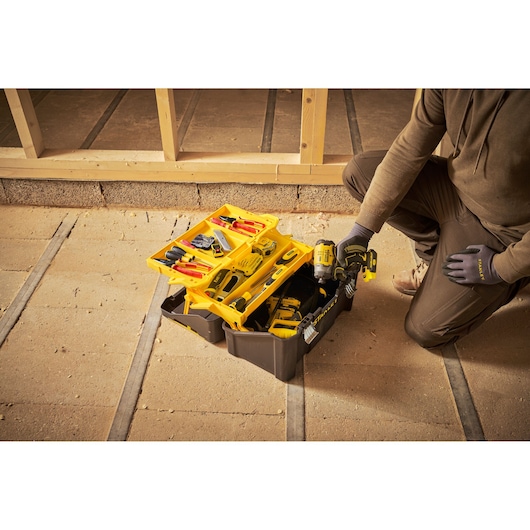 STANLEY® 3-Level Cantilever Tool Box